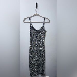 A. Byer Vintage Y2K Mini floral Midi Dress Size Small EUC feminine dainty boho